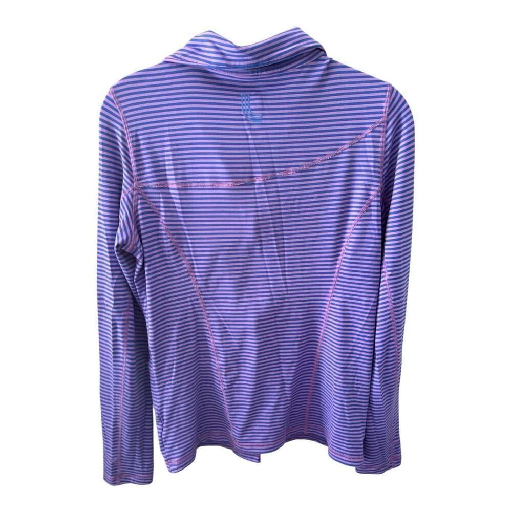 Lole full zip jacket purple blue stripe Size Medium Workout, fitness - Picture 4 of 6